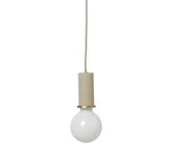 Suspension, Collect Lighting, Socket Pendant Low, cashmere, Ø6cm, H10,2cm - Ferm Living