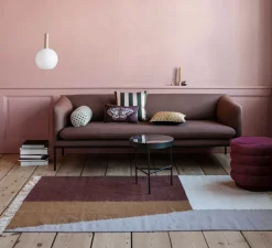 Suspension, Collect Lighting, high, laiton, abat-jour sphère opal, Ø25cm, H40,6cm - Ferm Living