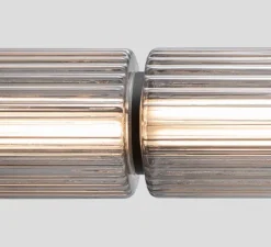 Suspension, Column 175, horizontale, 3 cylindres, carbone, LED, dim, TRIAC, 2133lm, 2700K, Ø86,5cm, H17,5cm - A-N-D