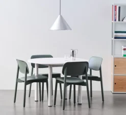 Suspension, Compass 260, alu brossé, Ø26cm, H16cm - HAY