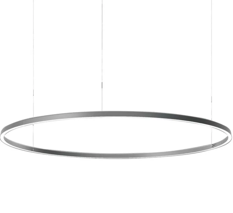 Suspension, Compendium Circle, gris, Ø200cm, H15cm - Luceplan