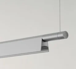 Suspension, Compendium D81B2, sans rosace, aluminium, LED, 1926lm, 3000K, L157cm, H4,57cm - Luceplan