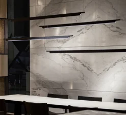 Suspension, Compendium D81s, aluminium, LED, dimmable, DALI, 1926lm, 2700K, L162,5cm, H4,57cm - Luceplan