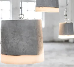 Suspension, Concrete, gris, blanc, Ø34cm, H38cm - Serax