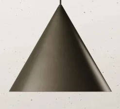 Suspension, Cone 286.03.MM, bronze morocco, Ø35cm, H29,6cm - Il Fanale