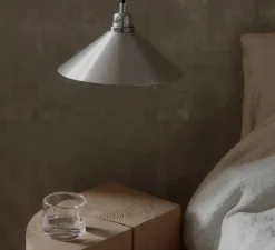 Suspension, cone shade small, aluminium, Ø25cm, H7,7cm - Frama