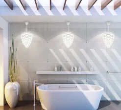 Suspension, Conia Mini, blanc, H36cm, Ø30cm - Umage