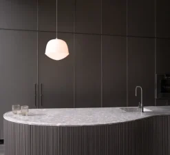 Suspension, Contour 300, blanc perle, LED, 2700K, Ø30cm, H28,5cm - A-N-D