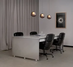 Suspension, Contour 225, gris ardoise, LED, 2700K, Ø22,5cm, H21cm - A-N-D