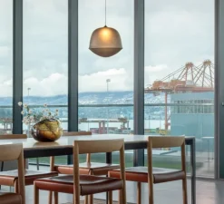 Suspension, Contour 300, gris ardoise, LED, 2700K, Ø30cm, H28,5cm - A-N-D