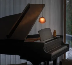 Suspension, Contour 150, gris ardoise, LED, 2700K, Ø15cm, H15cm - A-N-D