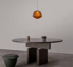 Suspension, Contour 225, jaune citrine, LED, 2700K, Ø22,5cm, H21cm - A-N-D