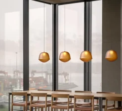 Suspension, Contour 300, jaune citrine, LED, 2700K, Ø30cm, H28,5cm - A-N-D