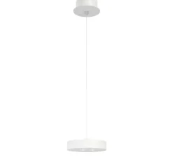 Suspension, Cookie, blanc, LED, dim, 2700-3200-4000K, 985 lm, Ø12cm, H2,5cm - Beneito Faure