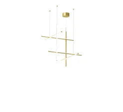 Suspension, Coordinates Suspension 3, champagne, LED, 2700K, 3850lm, Ø78,2cm, H78,2cm - Flos