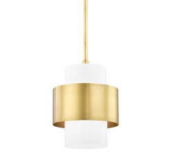 Suspension, Corinth S, laiton, Ø27,9cm, H34cm - Hudson Valley Lighting