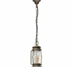 Suspension, Cortez 1746, Cuivre laiton vieilli, IP44, L15cm, H98cm - Moretti Luce