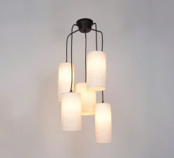 Suspension, Cosiness 5L, bouclette blanc, Ø44cm, H118cm - Market Set