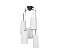 Suspension, Cosiness 5L, bouclette blanc, Ø44cm, H118cm - Market Set