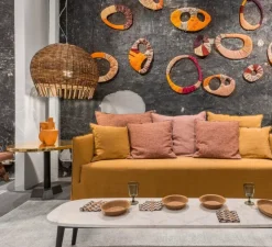 Suspension, Croco 96, marron, Ø70cm, H59cm - Gervasoni