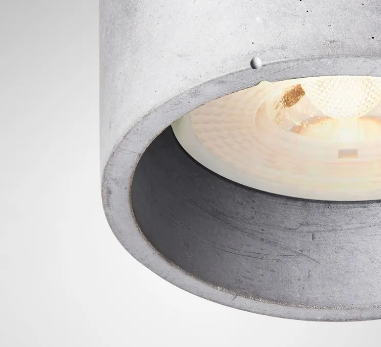 Suspension, Cromia L, Gris, Ø6,5cm, H28cm - Plato Design