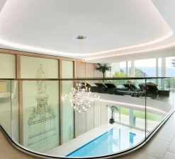 Suspension, Crown Magnum, acier poli, Ø150cm, H124cm - Nemo Lighting