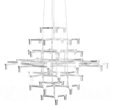 Suspension, Crown Magnum, acier poli, Ø150cm, H124cm - Nemo Lighting