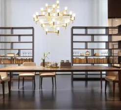 Suspension, Crown Major, plaqué or, L109cm, H87cm - Nemo Lighting