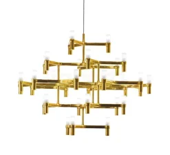 Suspension, Crown Major, plaqué or, L109cm, H87cm - Nemo Lighting
