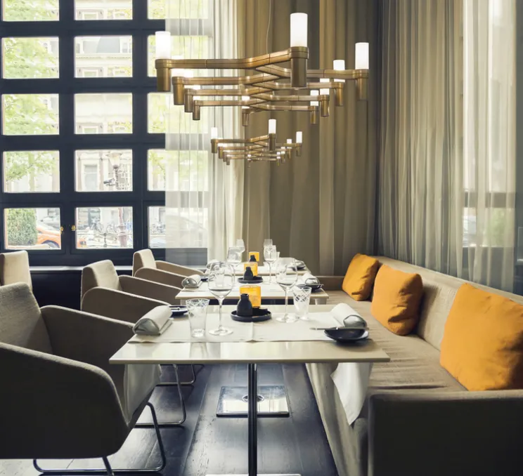 Suspension, Crown Plana Linea, or, L168cm, H16cm - Nemo Lighting