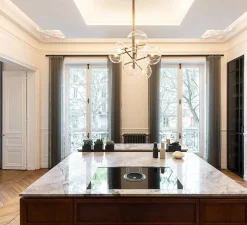 Suspension, Crown Plana Linea, noir, L168cm, H16cm - Nemo Lighting