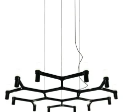 Suspension, Crown Plana Minor, noir, L109cm, H16cm - Nemo Lighting