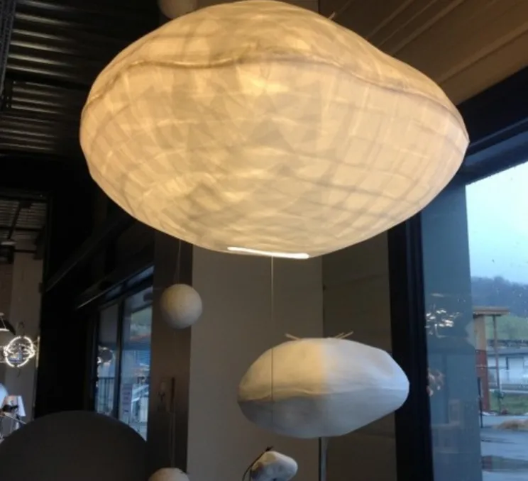 Suspension, CUMULUS SUSPENSION, blanc, L80cm, H60cm - Celine-Wright