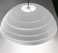 Suspension, CUPOLONE, blanc, Ø60cm - Martinelli-luce