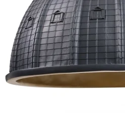 Suspension, Cupolone Quarantacinque, gris anthracite, LED, dim, 2700k, 1700 lm, Ø45cm, H45cm - Seletti