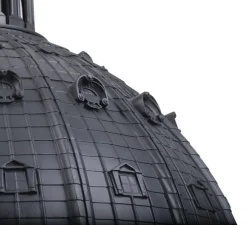 Suspension, Cupolone Quarantacinque, gris anthracite, LED, dim, 2700k, 1700 lm, Ø45cm, H45cm - Seletti