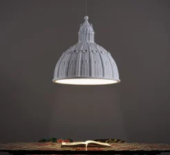 Suspension, Cupolone Quarantacinque, blanc, LED, dim, 2700k, 1700 lm, Ø45cm, H45cm - Seletti