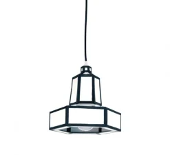 Suspension, Cut 'N Paste Suspension 1, noir et blanc, Ø26cm, H24,2cm - Seletti