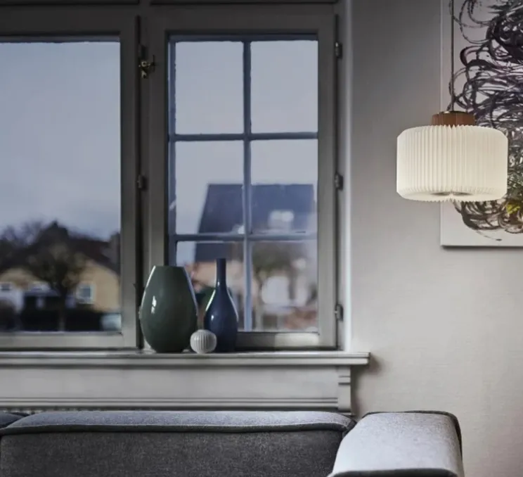 Suspension, CYLINDER 183 Medium, blanc, L29cm, H22cm - Le Klint