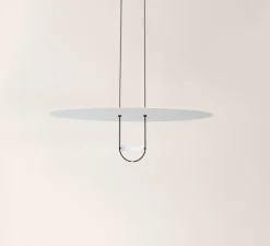 Suspension, D03, noir et laiton, LED, 2700K, 3000 lm, Ø70cm, H83cm - OliveLab