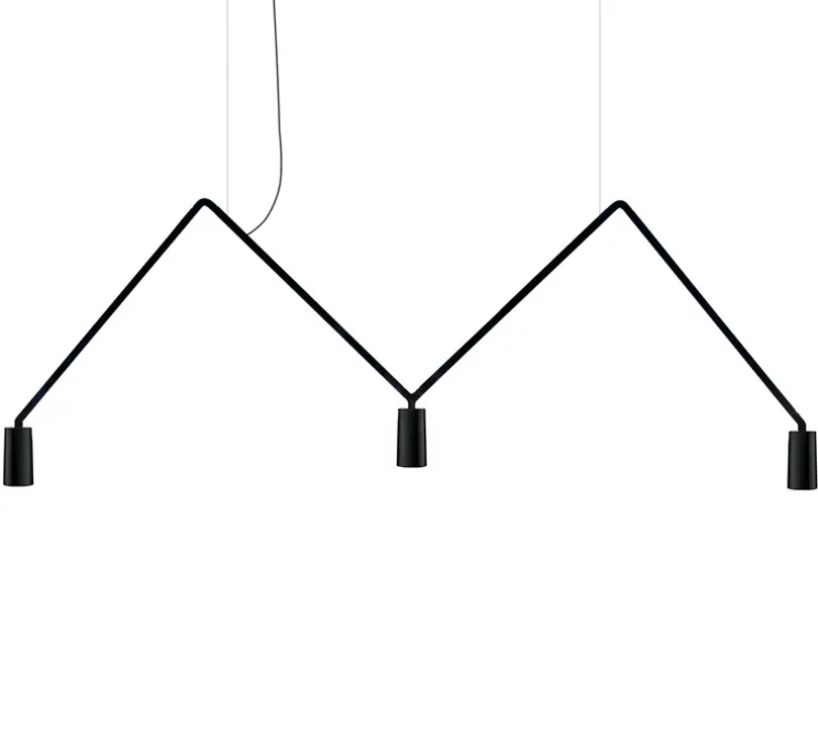 Suspension, DABLIU SPOT 40°, noir, LED, 2700K, 400lm, L130cm, H42cm - NEMO LIGHTING