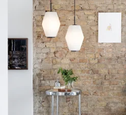 Suspension, Dahl Large, gris foncé et blanc, Ø25cm, H33cm - NORTHERN