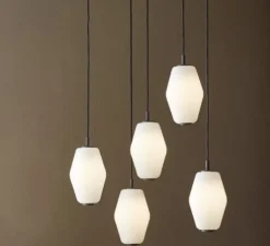 Suspension, Dahl Small, gris foncé et blanc, Ø14,8cm, H22cm - NORTHERN