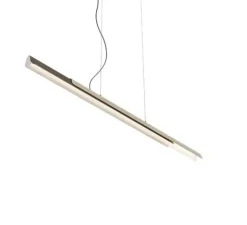 Suspension, Dala Linear, gris foncé, béton, LED, dim, 3000k, 5300 lm, L150cm, H6,5cm - Kdln