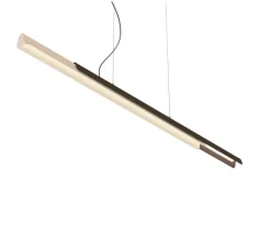 Suspension, Dala Linear, sable, bois, LED, dim, 2700k, 5150 lm, L150cm, H6,5cm - Kdln