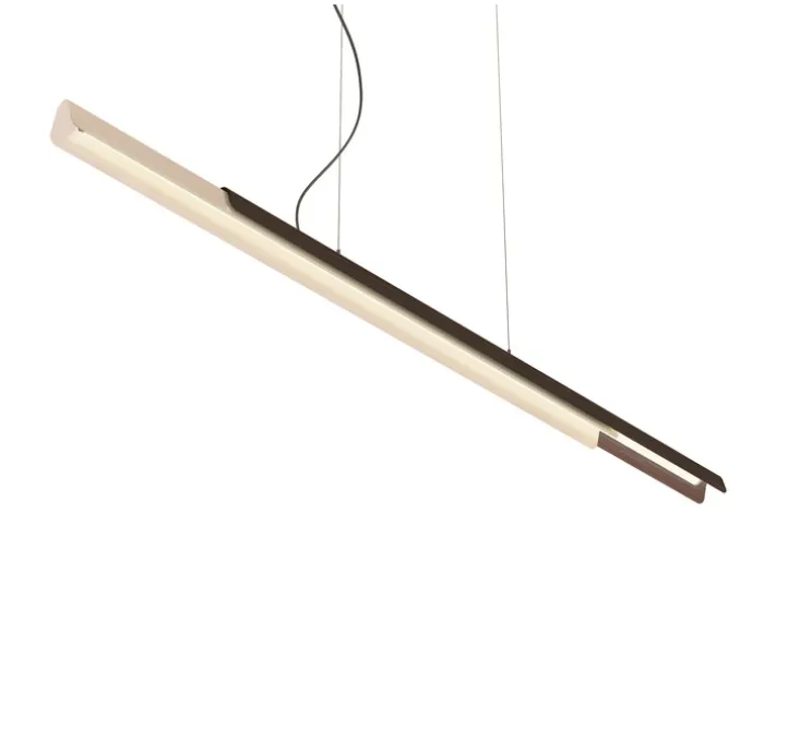 Suspension, Dala Linear, sable, bois, LED, dim, 2700k, 5150 lm, L150cm, H6,5cm - Kdln