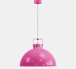 Suspension, Dante 450, rose, blanc, Ø45cm, H33cm - Jieldé