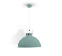 Suspension, Dante 450, Vert vespa mat, intérieur argent, Ø45cm, H33cm - Jieldé