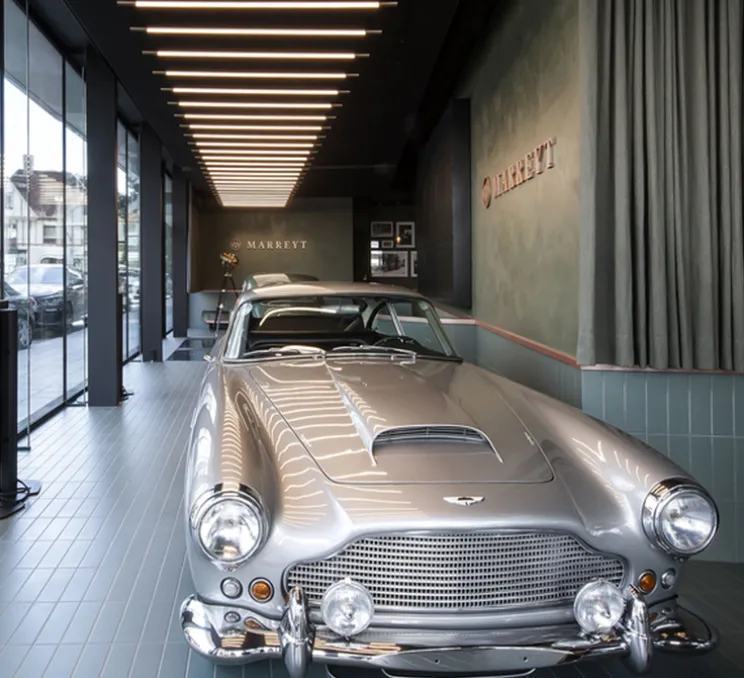 Suspension, Darf 1.0, variable par coupure de phase, noir et blanc, LED, 2700K, 1920lm, Ø3,3cm, L162,6cm - Wever & Ducré