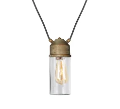 Suspension, Darsili 3397, cuivre, IP44, Ø9,5cm, H26cm - Moretti Luce